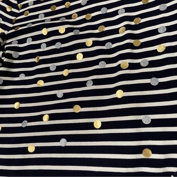 Talbots metallic dot striped tee - Picture 7 of 7